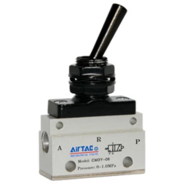 Распределитель с ручным управлением AirTAC CM3V-08