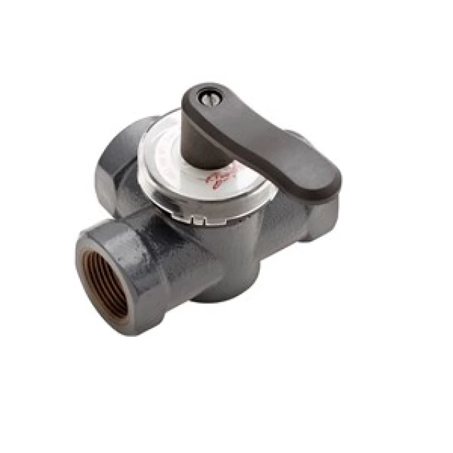 Вентиль регулирующий поворотный резьбовой Danfoss HRE3 Ду40 Ру6 (DN40 PN6) 065Z0421