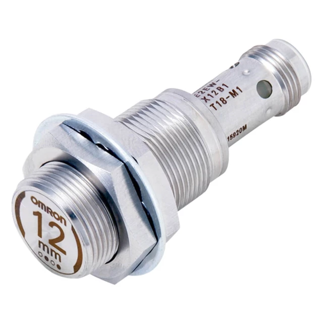 Датчик индуктивный цельнометаллический Omron E2EW-X12B1T18-M1
