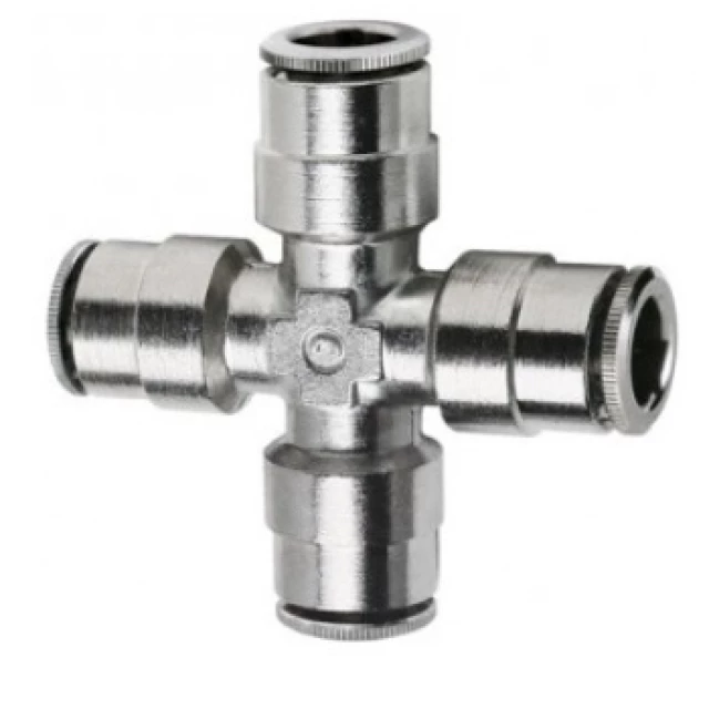 Фитинг цанговый крестообразный E.MC EMZA08P