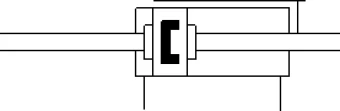 Двухштоковый цилиндр E.MC EXSW-D-20-50-S
