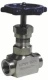 Клапан запорный игольчатый резьбовой из нержавеющей стали Genebre 2224-03 Ру220 Ду10 (PN220 DN10 )