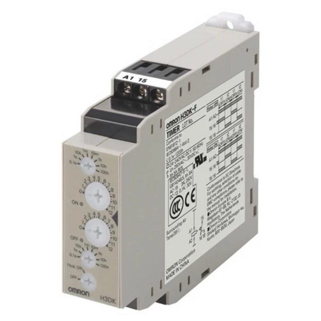 Таймер аналоговый Omron H3DK-FA DC12