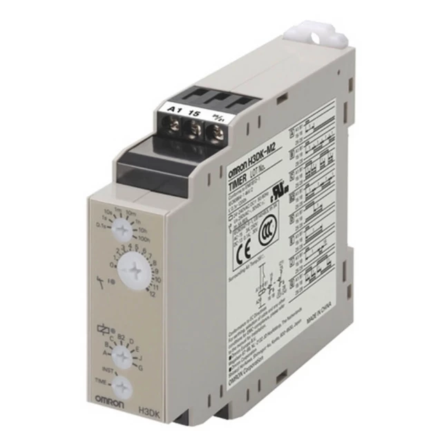 Таймер аналоговый Omron H3DK-M2A DC12