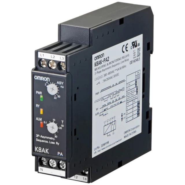Реле контроля Omron K8AK-PA2