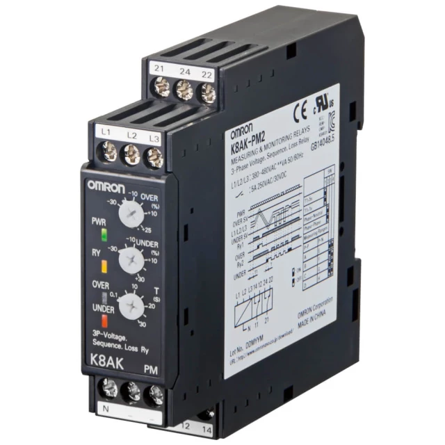 Реле контроля Omron K8AK-PM2