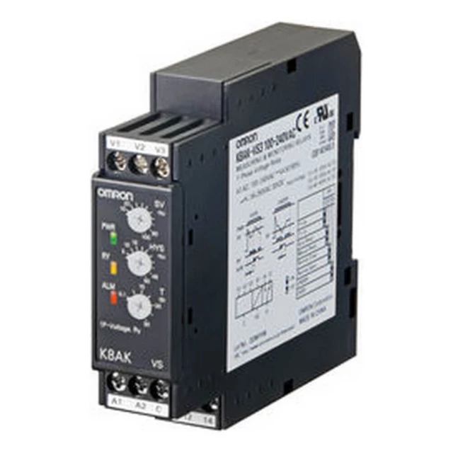 Реле контроля Omron K8AK-VS3 100-240VAC