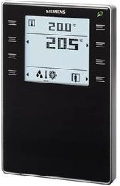 Комнатный датчик температуры, влажности и CO2 Siemens QMX3.P74-1BSC S55624-H127