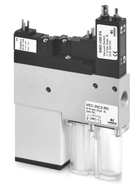 Компактный вакуумный эжектор Camozzi VEC-20A2-VD