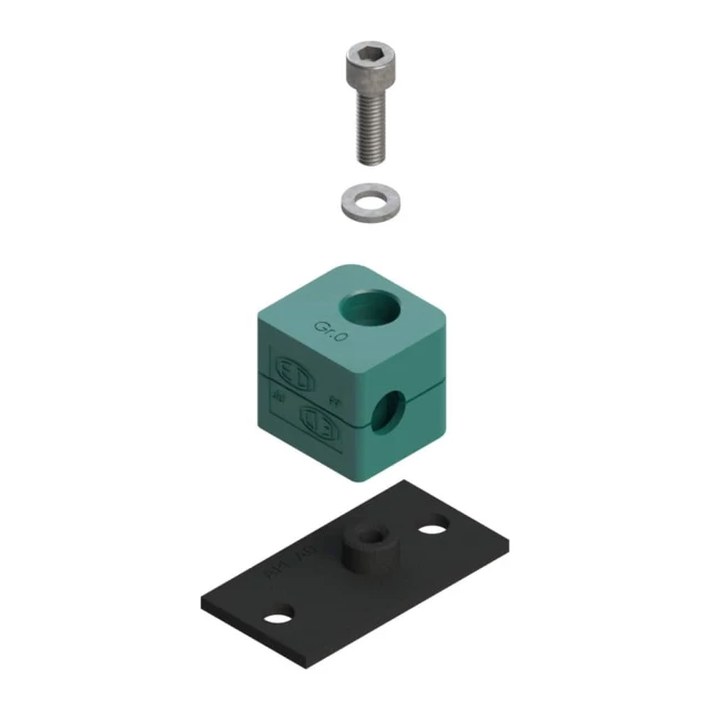 Крепление Parker Hannifin серии A, легкая серия (DIN 3015-1) ASA3X