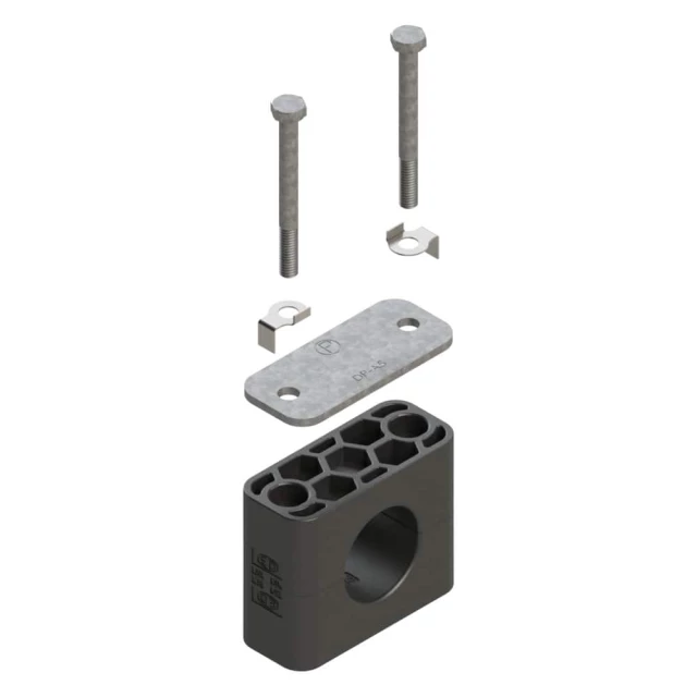 Крепление Parker Hannifin серии A, легкая серия (DIN 3015-1) DPA7X