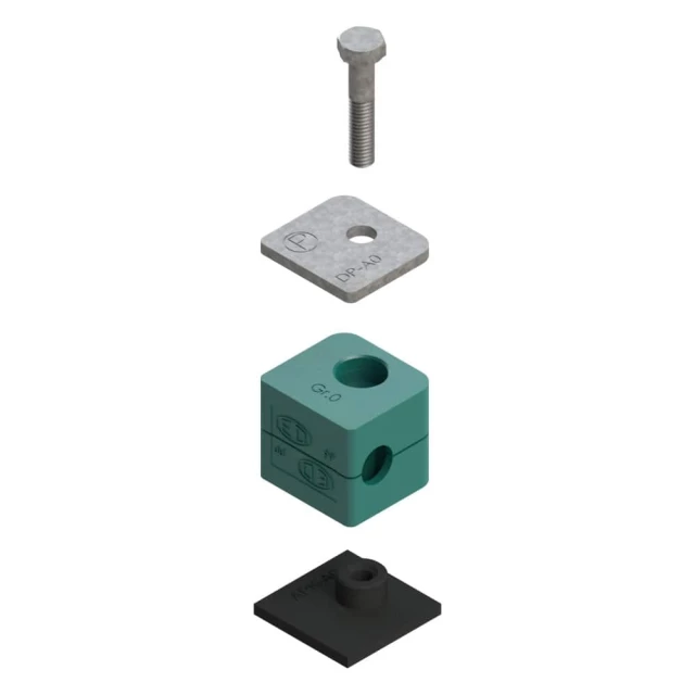 Крепление Parker Hannifin серии A, легкая серия (DIN 3015-1) RAA426.9X