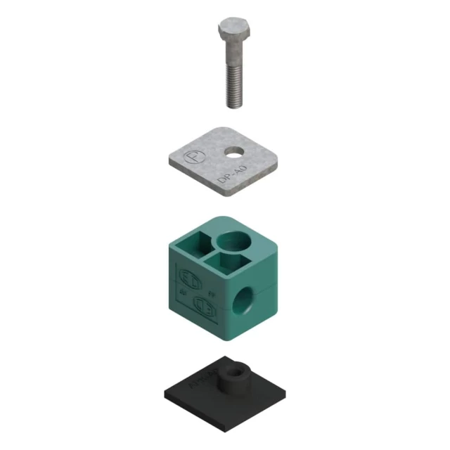 Крепление Parker Hannifin серии A, легкая серия (DIN 3015-1) RAN2-112