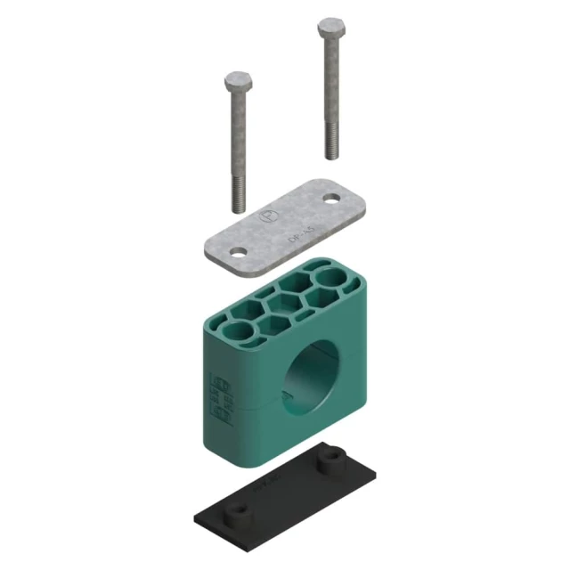 Крепление Parker Hannifin серии A, легкая серия (DIN 3015-1) RAN2-538
