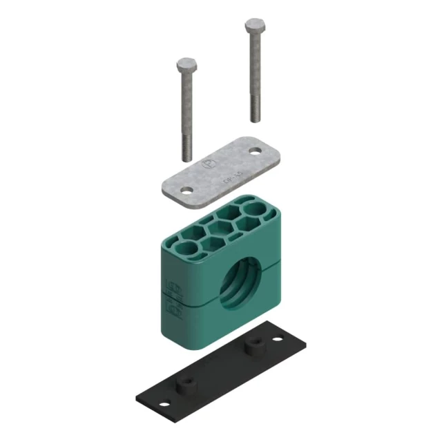 Крепление Parker Hannifin серии A, легкая серия (DIN 3015-1) RAP6-214