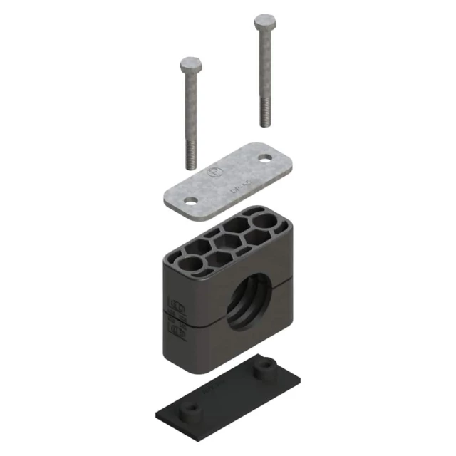 Крепление Parker Hannifin серии A, легкая серия (DIN 3015-1) APDA5X
