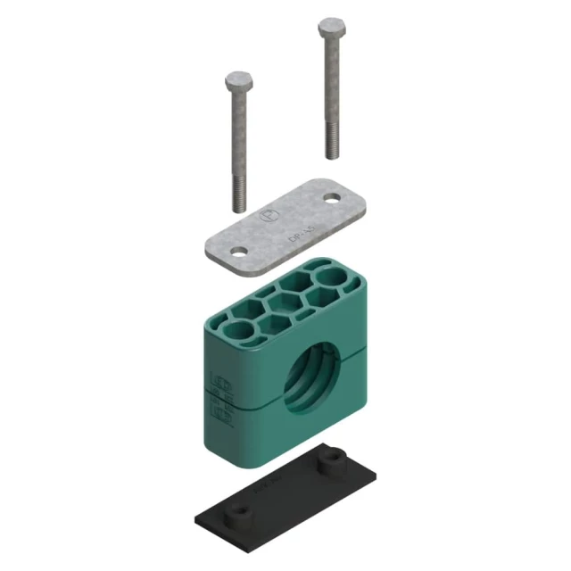 Крепление Parker Hannifin серии A, легкая серия (DIN 3015-1) RAA14-110