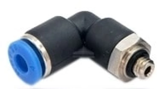 Штуцер цанговый угловой KIPVALVE KSL-M6-4