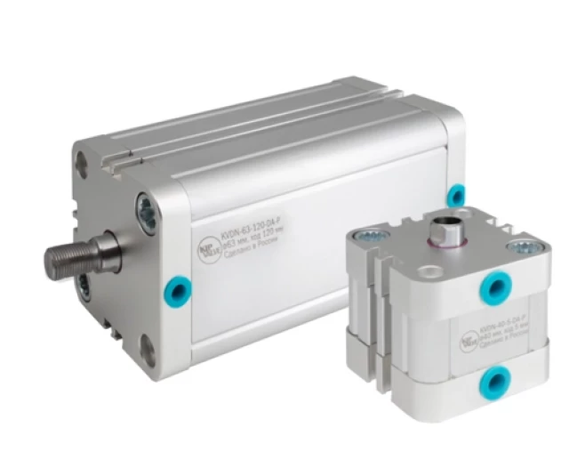 Стандартный пневмоцилиндр KIPVALVE KVDN-40-25-DA-P