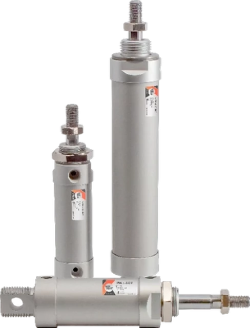 Круглый пневмоцилиндр KIPVALVE KVMAL-25-100-DA-P