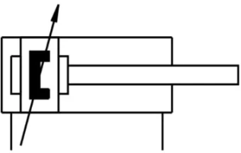 Стандартный пневмоцилиндр KIPVALVE KVNG-125-220-DA-70E-PPV