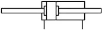 Стандартный пневмоцилиндр KIPVALVE KVNG-125-400-F-T-DA-PPV