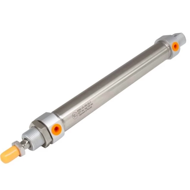 Круглый пневмоцилиндр KIPVALVE KVNU-25-80-T-DA-P-304