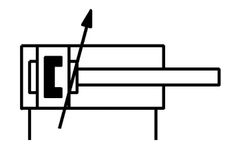 Пневмоцилиндр Kipvalve KVSC-50-180-F(M10)-DA-35E-PPV
