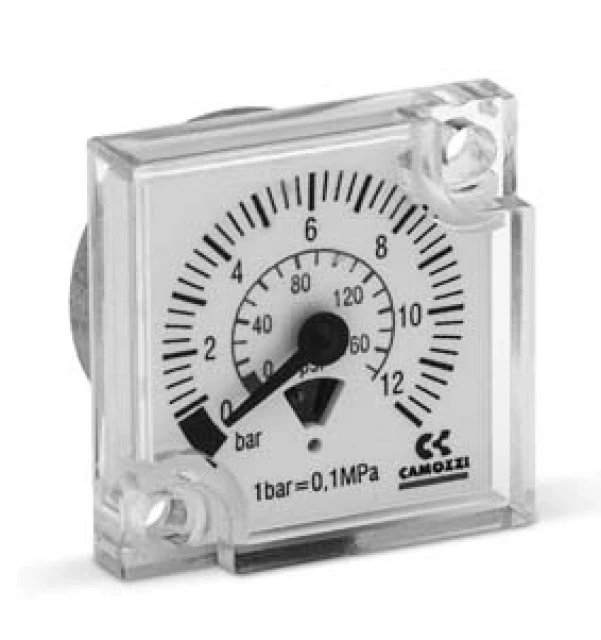 Манометр встроенный Camozzi MX3-R32/W-P