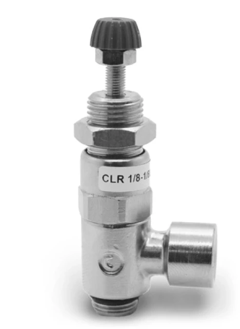 Микрорегулятор давления с резьбовой серьгой Camozzi CLR 1/8-01-1/8L
