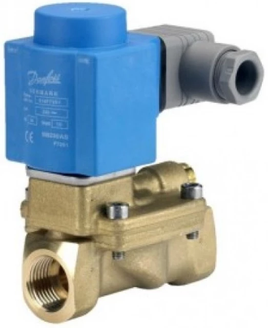 Клапан соленоидный нормально закрытый с электромагнитной катушкой Danfoss Ду25 KVS11 Ру20 (DN25 PN20) EV220B 2U453431