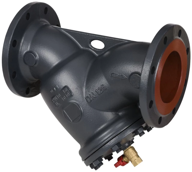 Фильтр сетчатый фланцевый со сливным краном Danfoss FVF Ду65 Ру16 (DN65 PN16) 065B7732