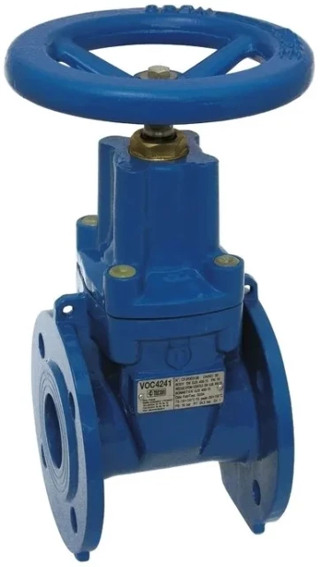 Задвижка чугунная с обрезиненным клином Tecofi Ду300 Ру16 (DN300 PN16) VOC4241C вода