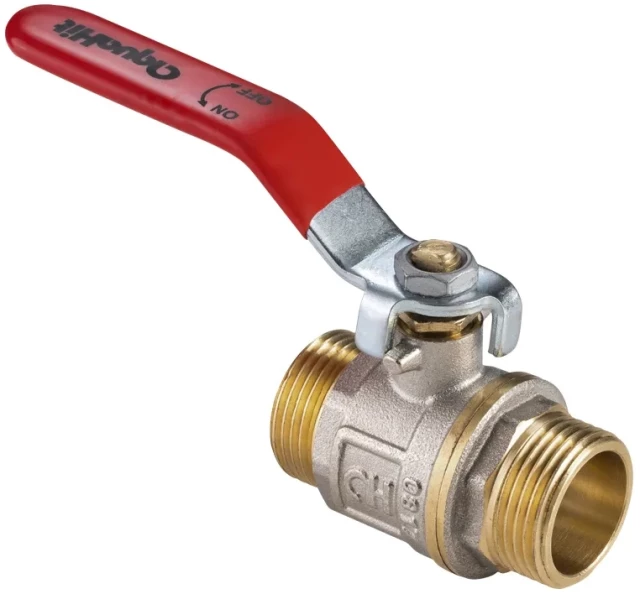 Кран шаровой полнопроходной комбинированный латунный AquaHit Ду15 Ру25 (DN15 PN25) BV.316.04