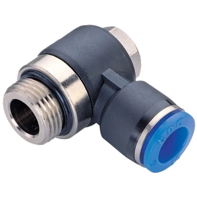Штуцер цанговый угловой CDC PH 04-G01