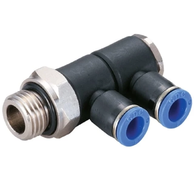 Тройник цанговый CDC PHL 10-G02(2)