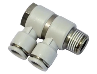 Тройник цанговый поворотный AirTAC PHW1002