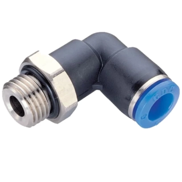 Штуцер цанговый угловой CDC PL 06-M16