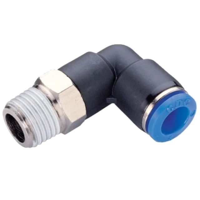 Штуцер цанговый угловой CDC PL 14-03
