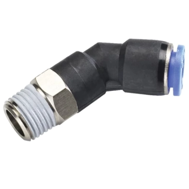Штуцер цанговый угловой CDC PL45 06-M5