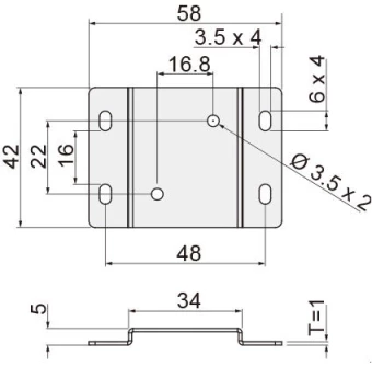 Монтажный кронштейн Aignep PR03B20