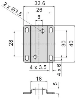 Монтажный кронштейн Aignep PR03B01
