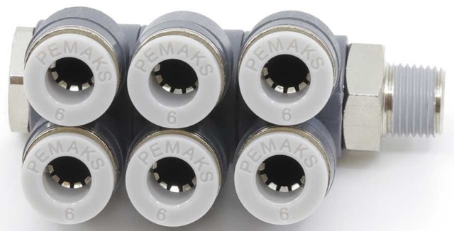 Коллектор Pemaks PR6D-1/8-8