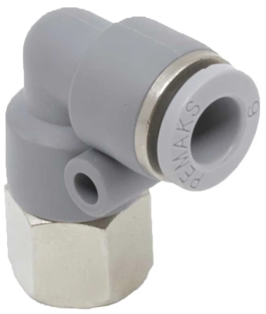 Штуцер цанговый угловой Pemaks PRLD-1/8-4