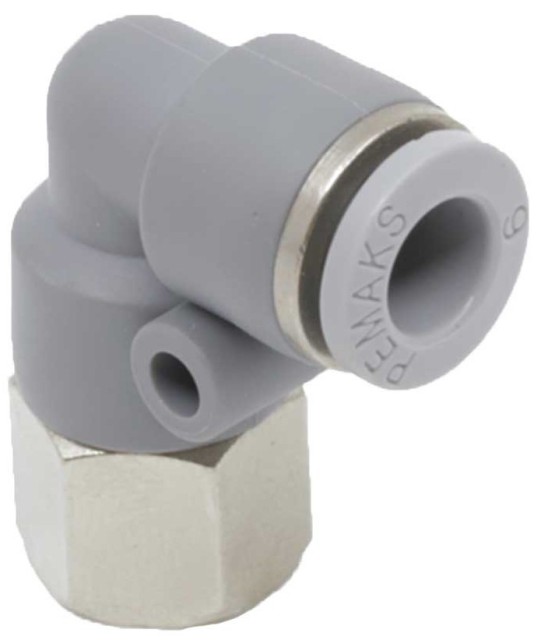 Штуцер цанговый угловой Pemaks PRLD-1/8-6