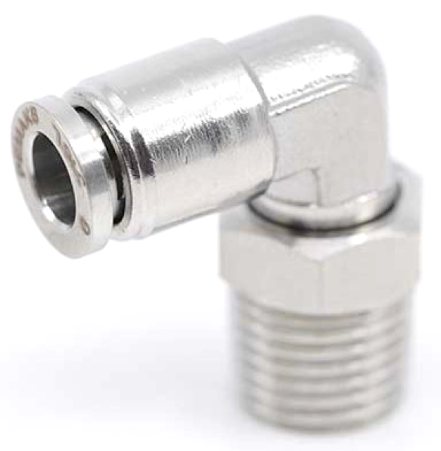 Штуцер цанговый угловой Pemaks PRPL-1/4-10