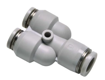 Тройник цанговый прямой AirTAC PYW6-4