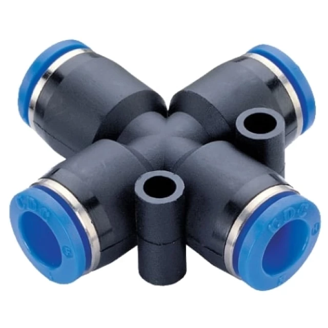 Фитинг цанговый крестообразный CDC PZA 10