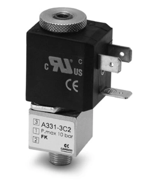 Распределитель с электроуправлением Camozzi A331-3C2-U73EX-24V