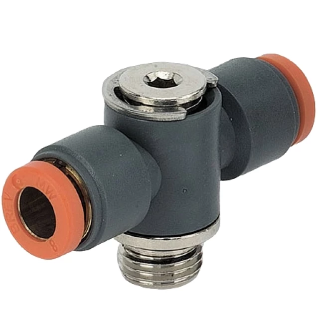 Тройник цанговый Metal Work RL20A-4-M5